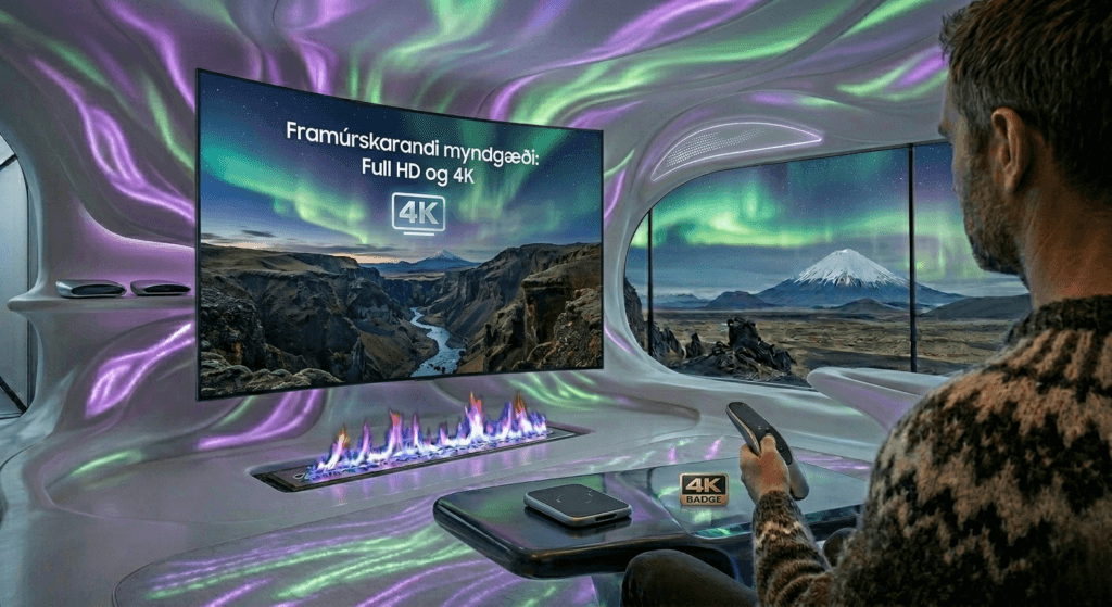 Framúrskarandi myndgæði: Full HD og 4K
