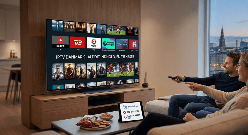 IPTV Danmark 2026 – Nordens Bedste IPTV Tjeneste til Dig